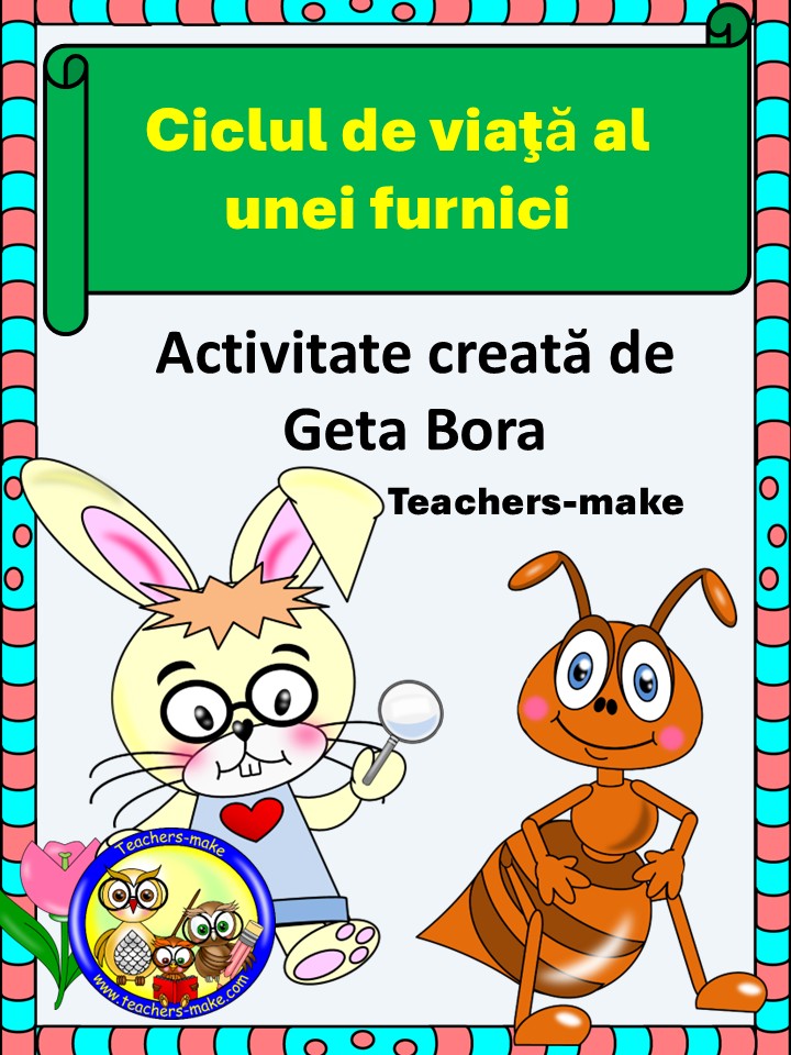 Ciclul de viaţă al unei furnici/Activitate creată de Geta Bora